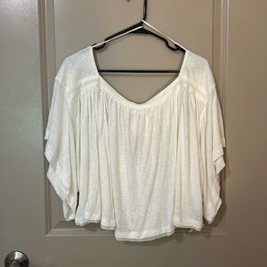 Free People Baggy Tie Back T Shirt